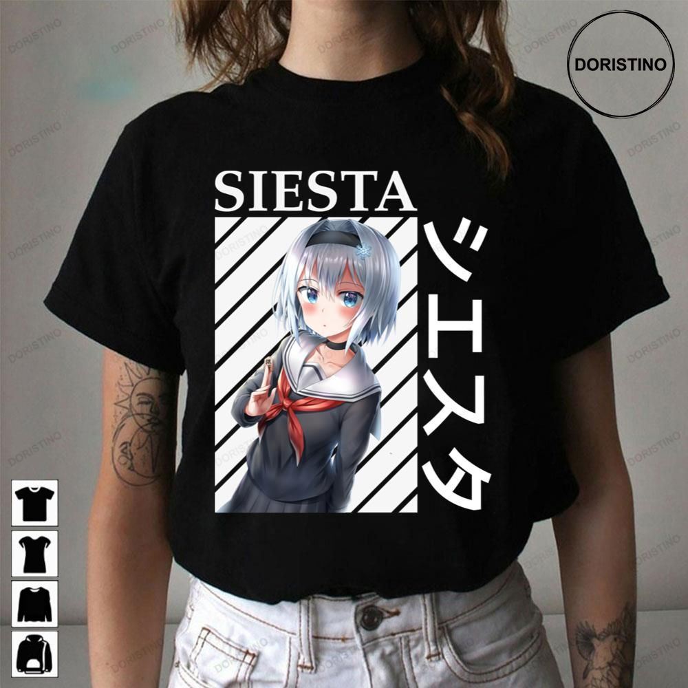 White Background Siesta The Detective Is Already Dead Awesome Shirts